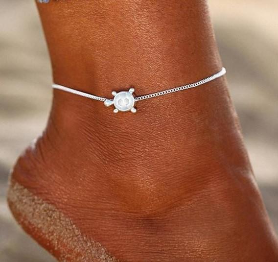 CHAÎNE DE PIED ARGENTÉE - (CHEVILLE)