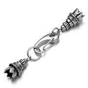 BRACELET EN CUIR POUR HOMME - (ACIER)