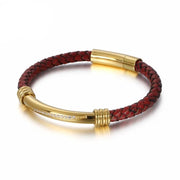 bracelet pour homme en cuir haut de gamme