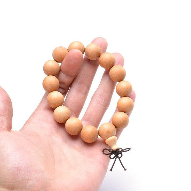 BRACELET PERLES EN BOIS HOMME - (BOULE)