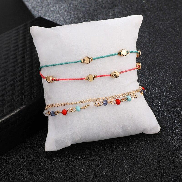 BRACELET DE CHEVILLE FEMME - (PIED)