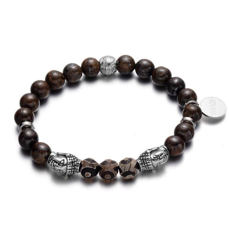 bracelet homme perle bouddha tendance