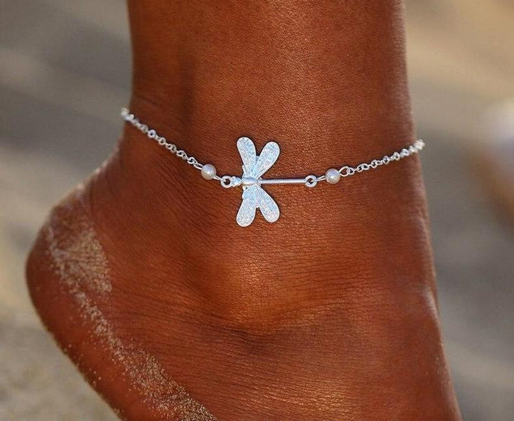 CHAÎNE DE PIED ARGENTÉE - (CHEVILLE)