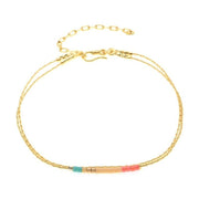 bracelet fin doré pour femme tendance