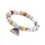 BRACELET FEMME PERLES COULEUR - DRUZY (PIERRE)