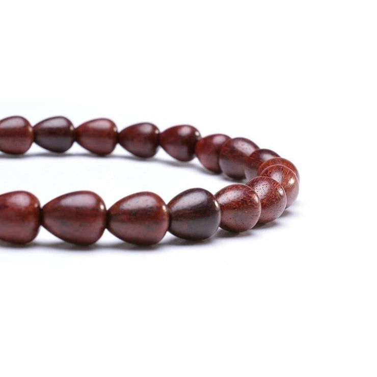 BRACELET HOMME PERLES BOIS - (SANTAL)