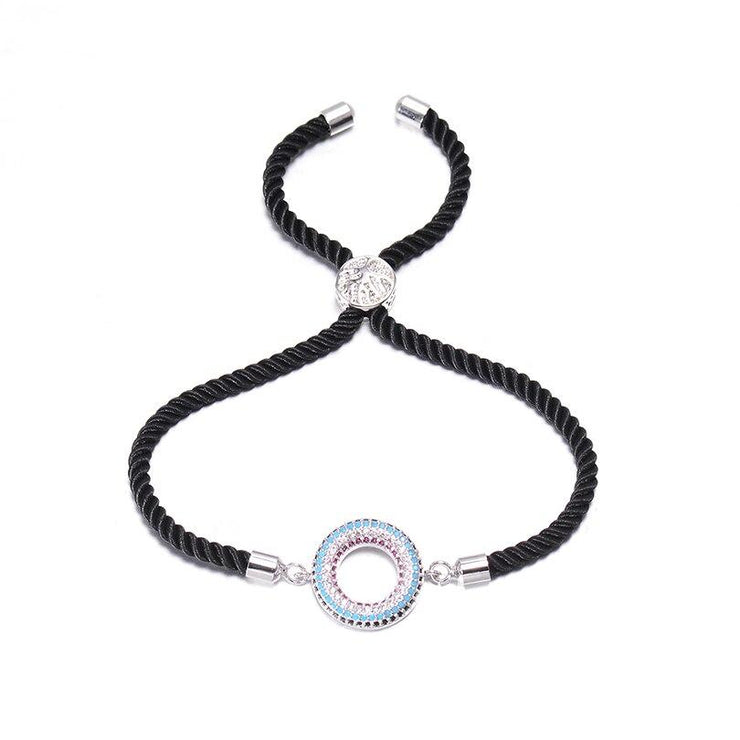 bracelet cordon noir femme tendance