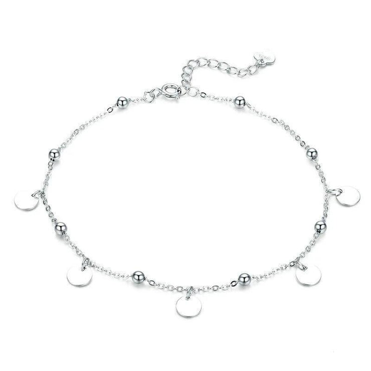 CHAÎNE DE CHEVILLE ARGENT FEMME - (PIED)