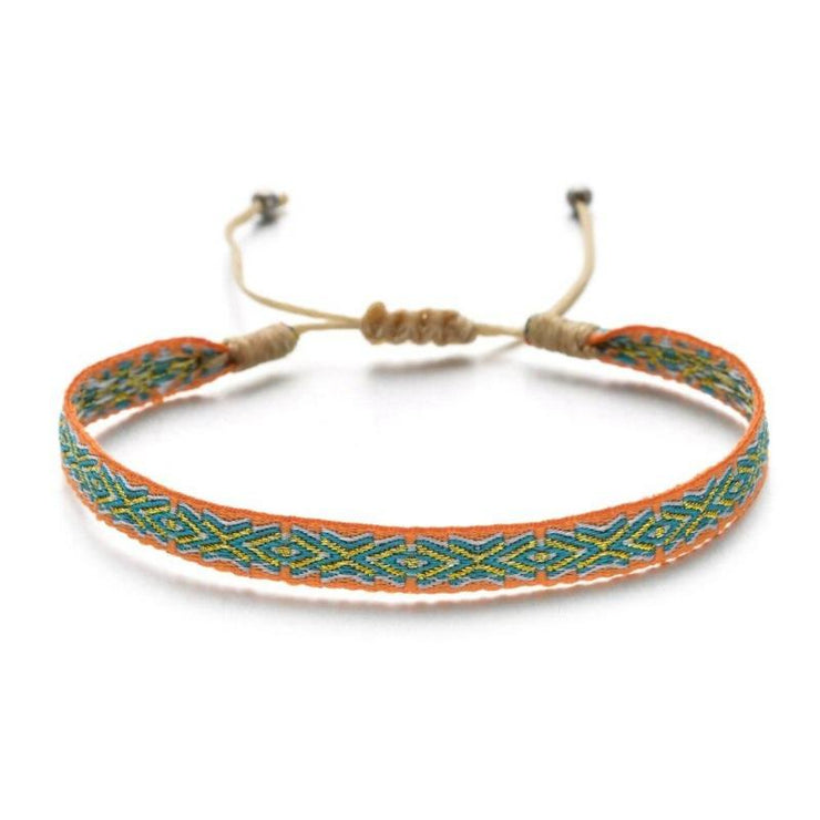 bracelet fait main avec fil de coton