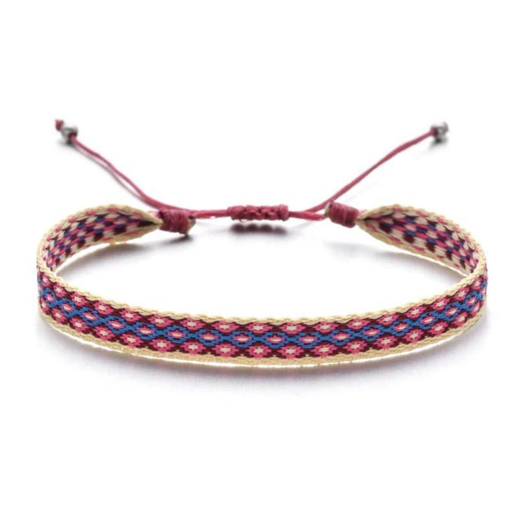 bracelet tissé en coton