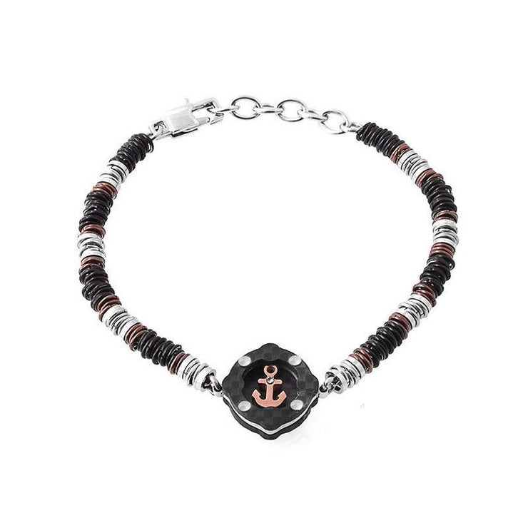 bracelet homme ancre de bateau en acier