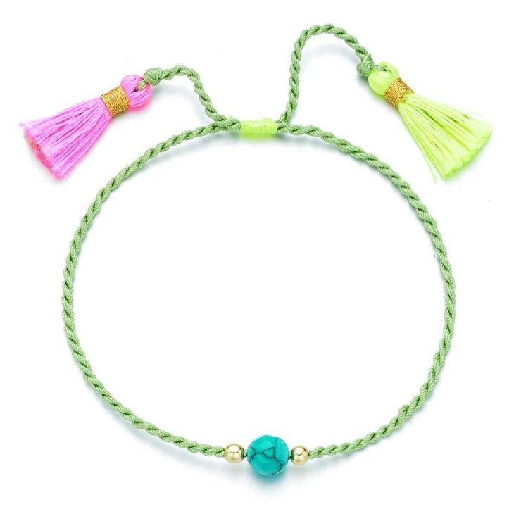 bracelet cordon perle tendance