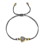 bracelet cordon femme pas cher gris