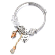 bracelet breloque femme acier pas cher