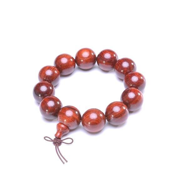 bracelet homme boule en bois 20 mm