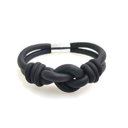 bracelet en caoutchouc noir