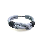 bracelet en caoutchouc gris