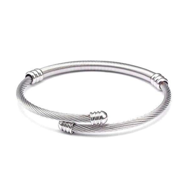 bracelet homme en acier pas cher argenté