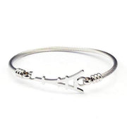 bracelet homme acier inoxydable pas cher argenté