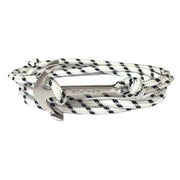 bracelet avec ancre homme blanc
