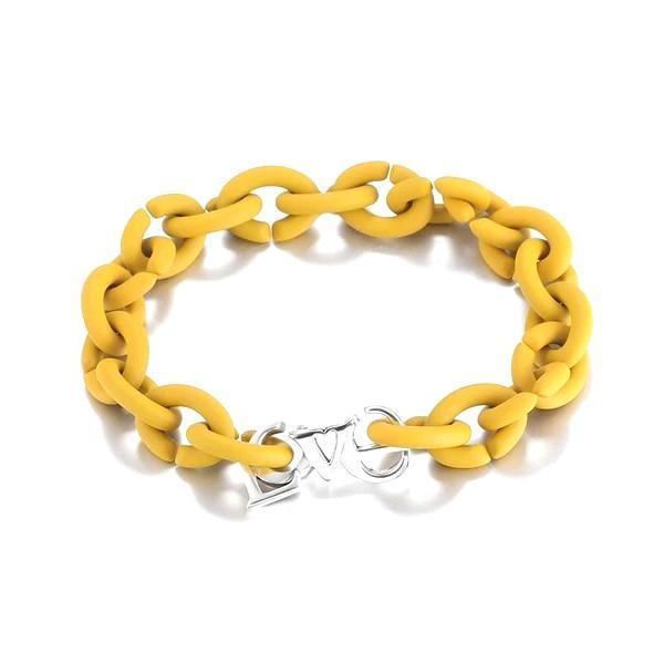 BRACELET CAOUTCHOUC - LOVE (FANTAISIE)