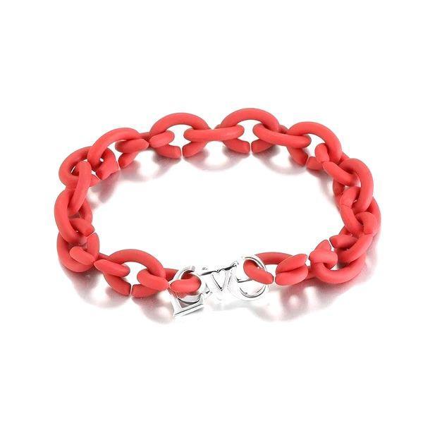 BRACELET CAOUTCHOUC - LOVE (FANTAISIE)