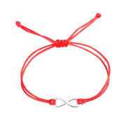 bracelet infini cordon rouge