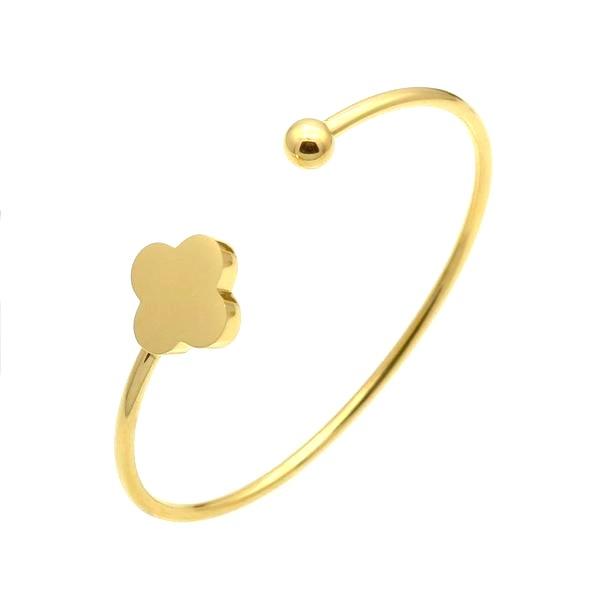 bracelet jonc femme pas cher doré