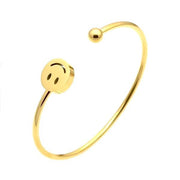 bracelet jonc ouvert femme doré