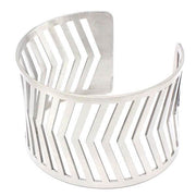 BRACELET MANCHETTE FEMME PAS CHER - (ACIER)